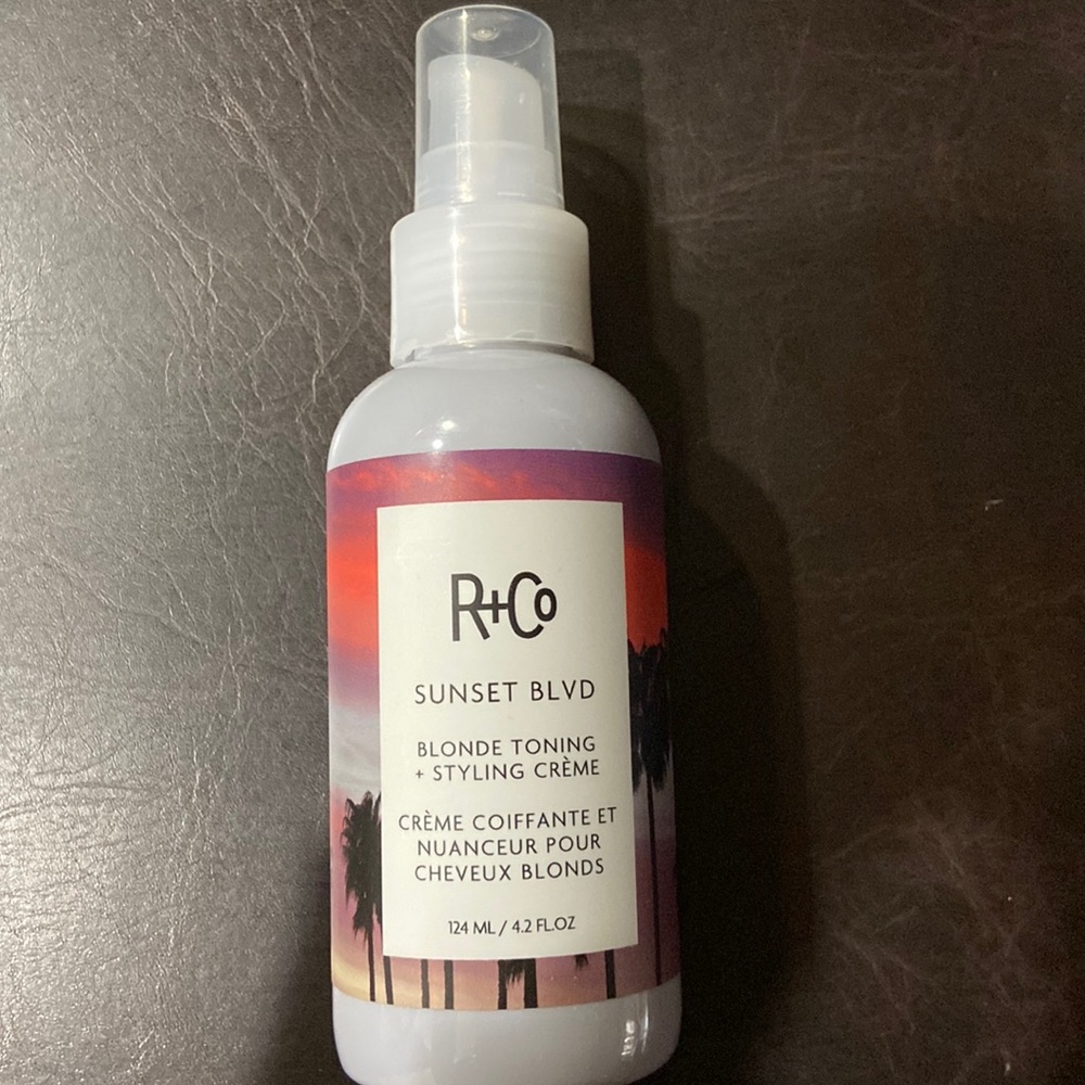 New R+Co Sunset Blvd blonde toning + styling crème